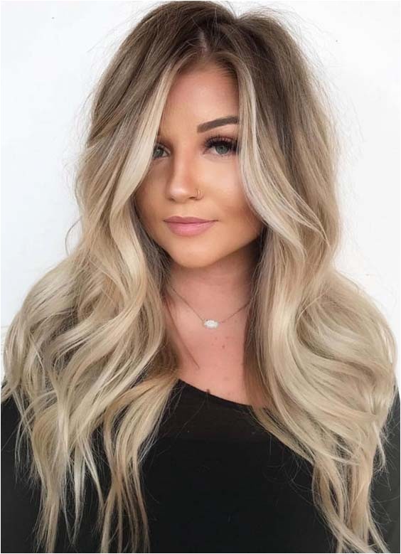 balayage hair colors for long hair 2018