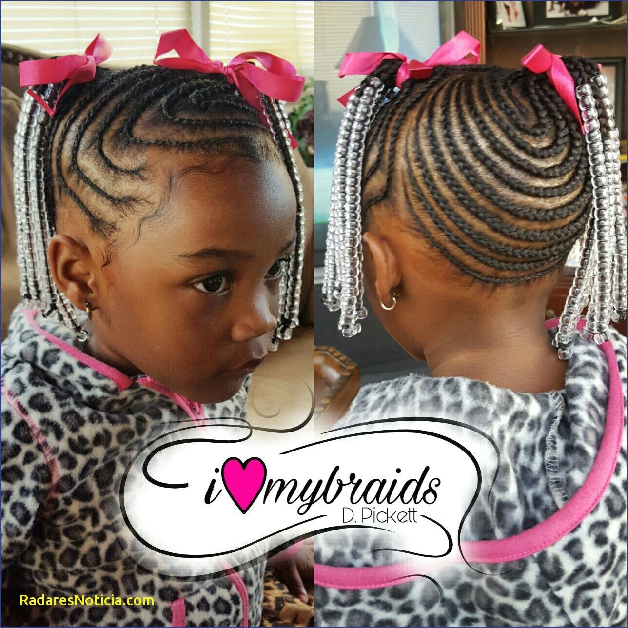 Kids hair Braids Little Girls braids Black hair Braids and beads