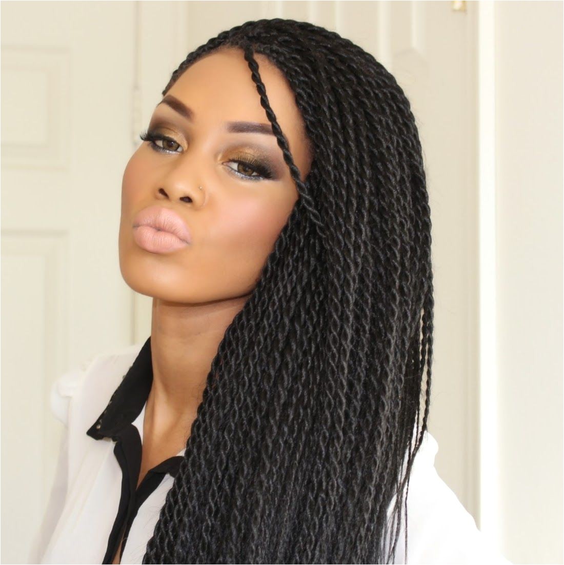 senegalese twist braids medium size Google Search