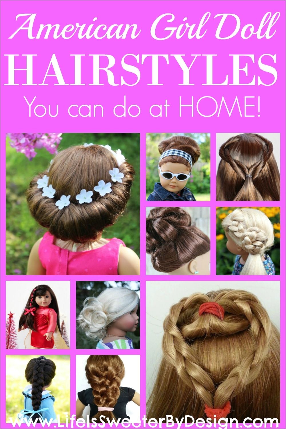 You can fix your 18 inch doll or American Girl Doll s hair at home This