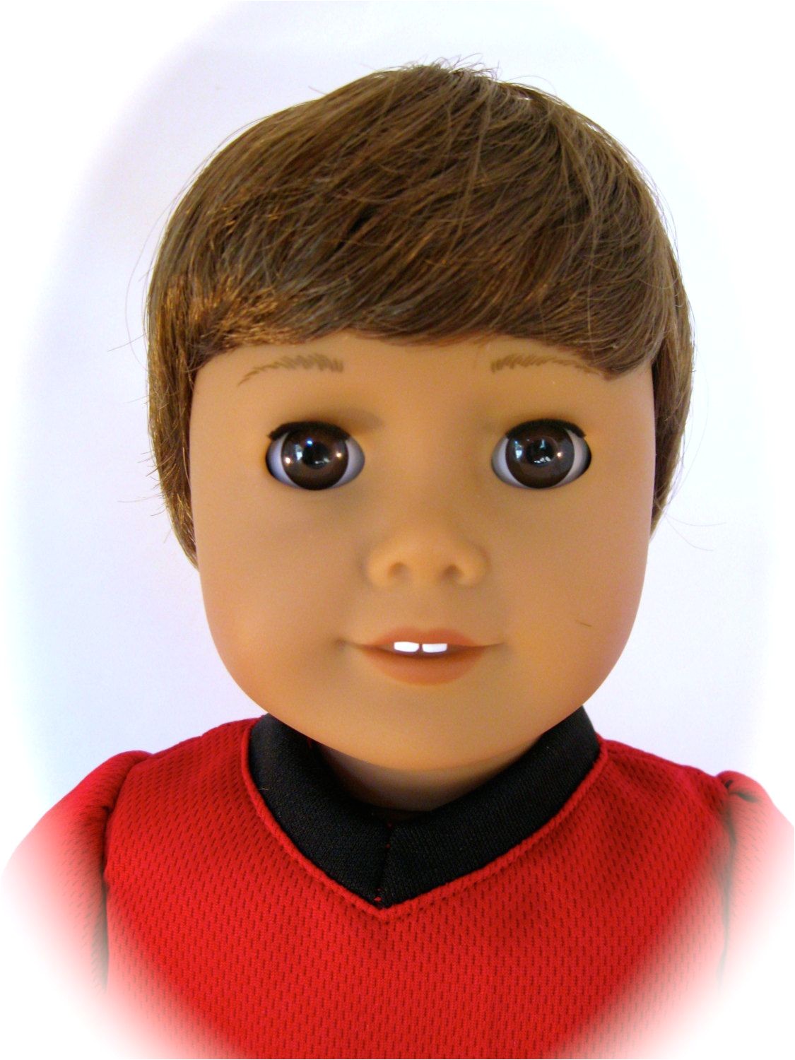 18 inch Sporty Boy Doll has brown Hair Brown Eyes and is a new American
