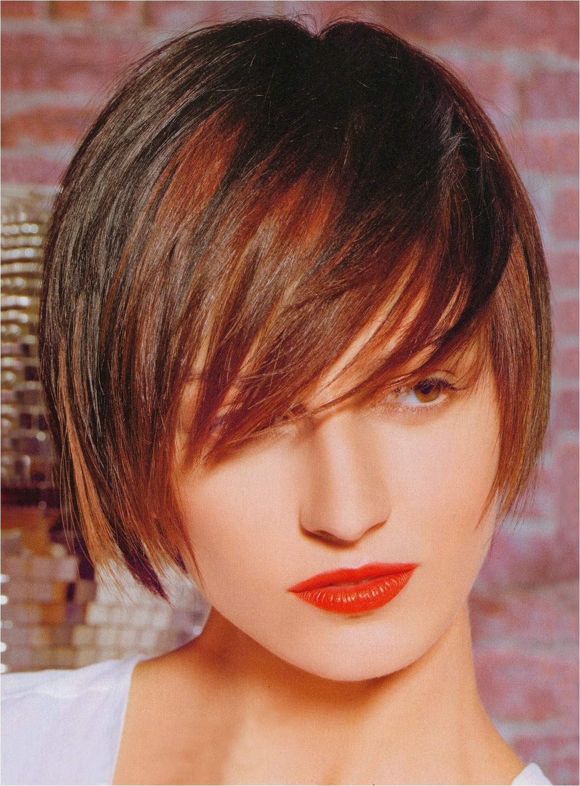 layered bob hairstyle