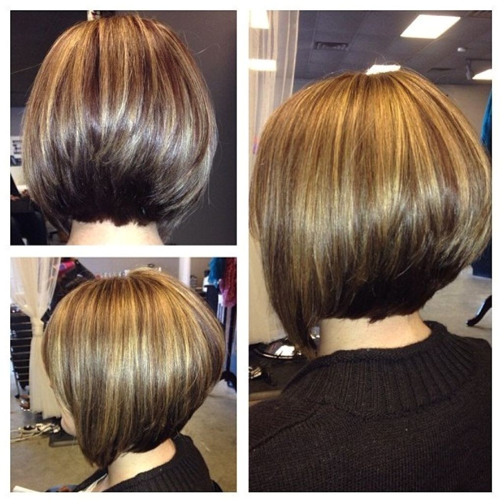 back view of inverted bob hairstyles