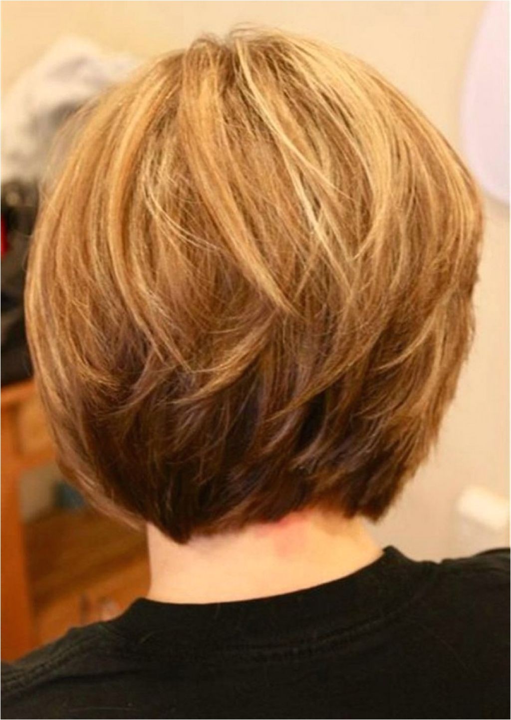 various short haircuts back views