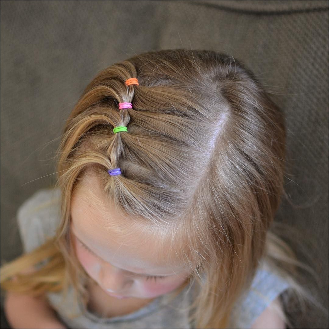 Super cute and easy toddler hairstyle