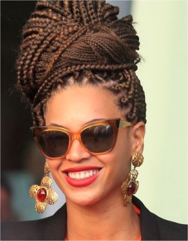 braided bun hairstyles for black women