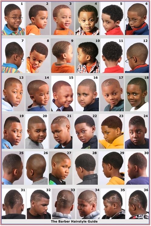 Barber Poster African American Black Boys 2010LB