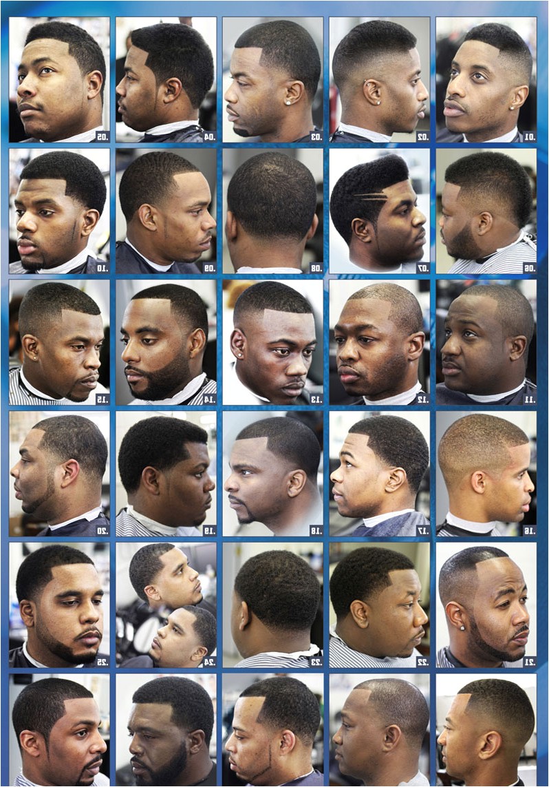 haircut chart for black men