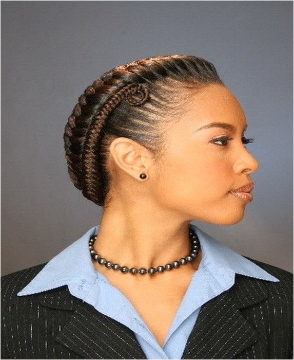 wonderful french braid hairstyles for black women