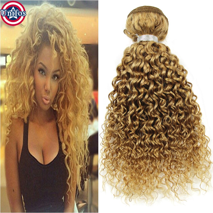 honey blonde brazilian weave