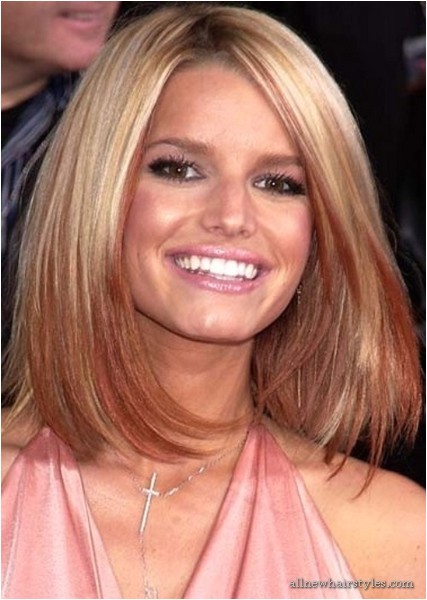 medium length angled bob hairstyles