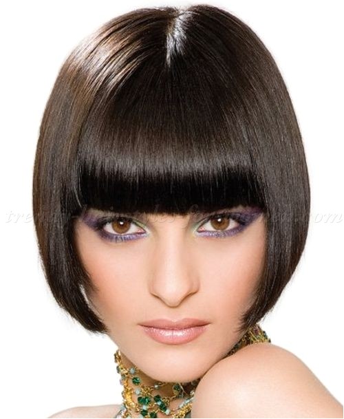 bob hairstyles with fringe 2015