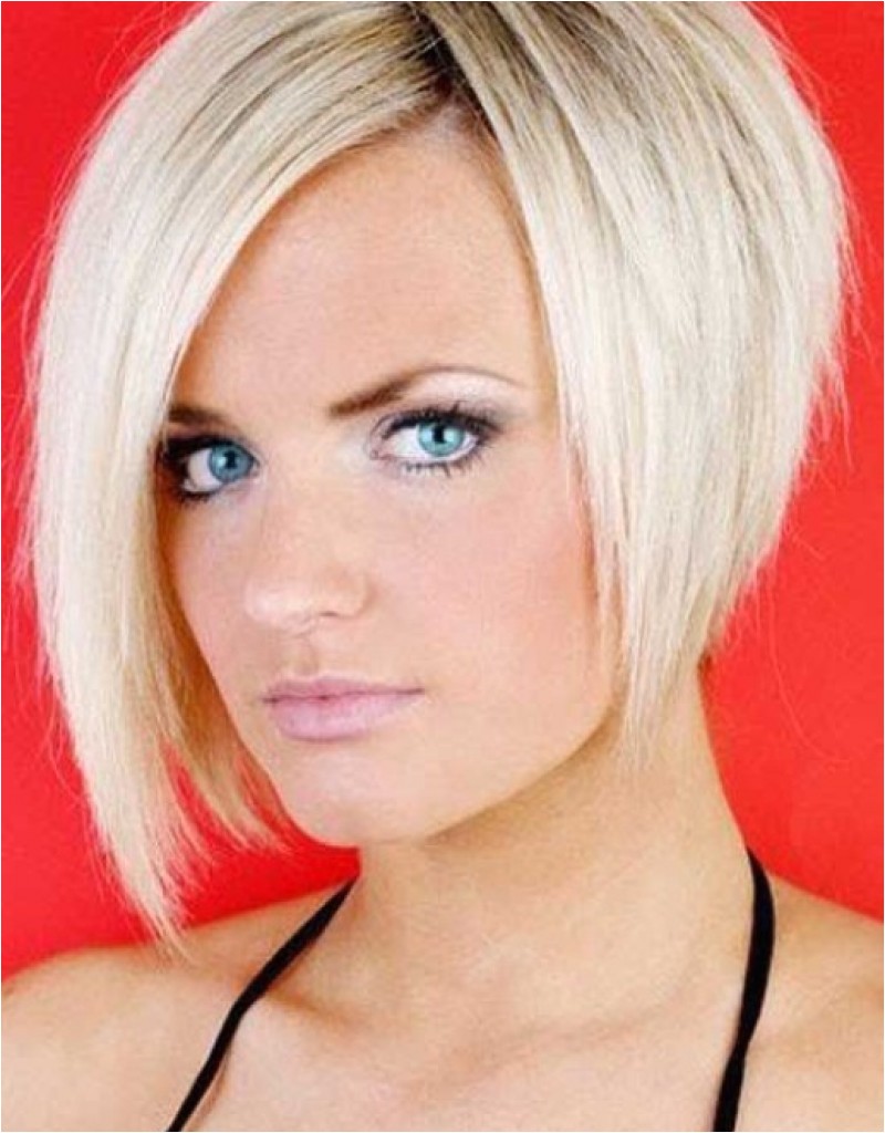 short layered bob hairstyles for round faces