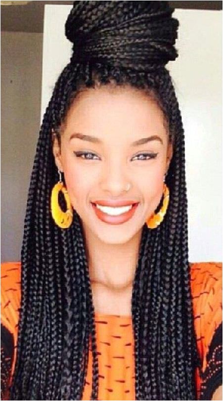 box braids updo hairstyles