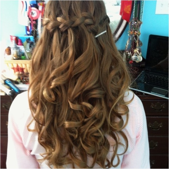 40 hairstyles prom night braids curls