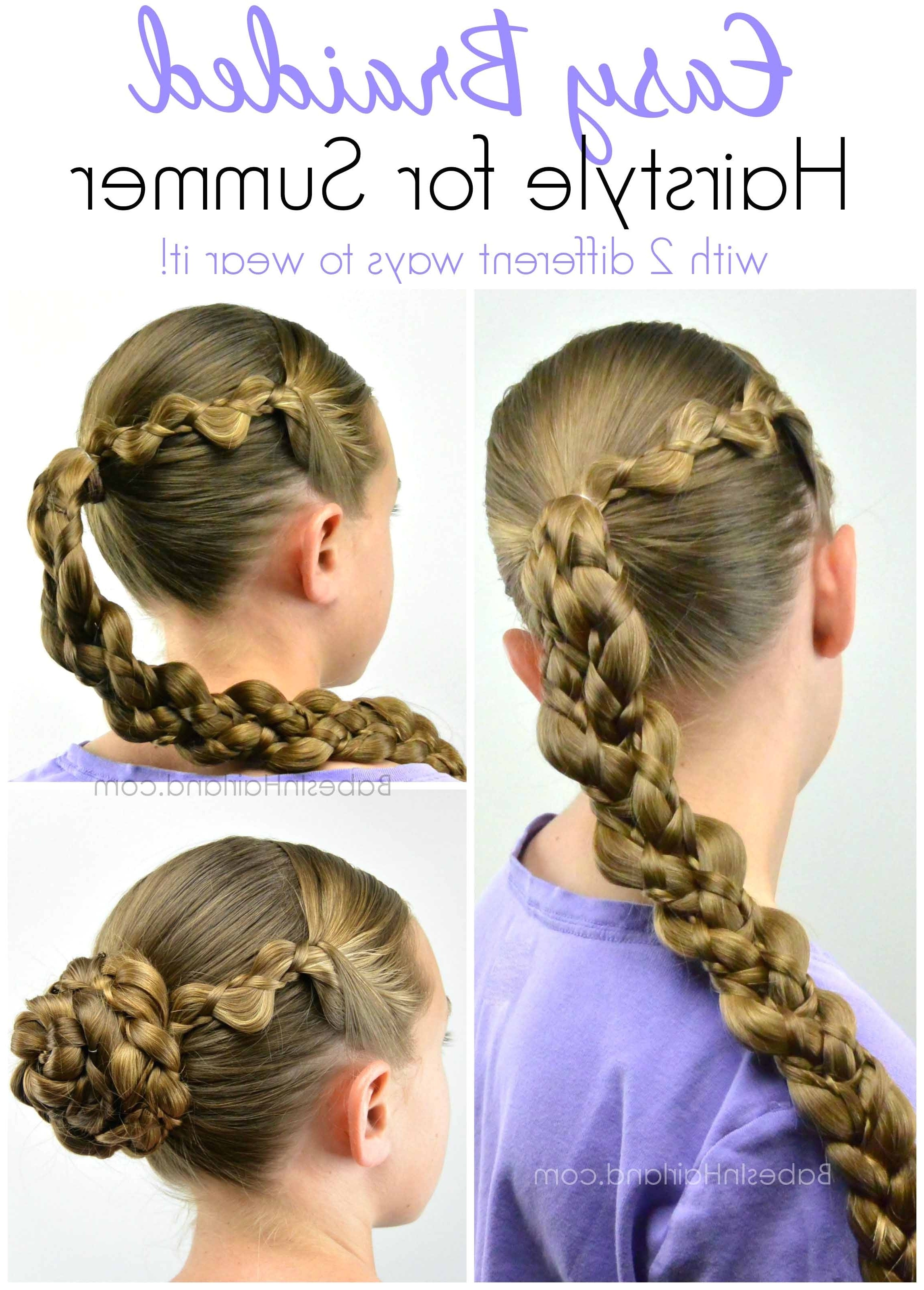 braided hairstyles for short hair step by step