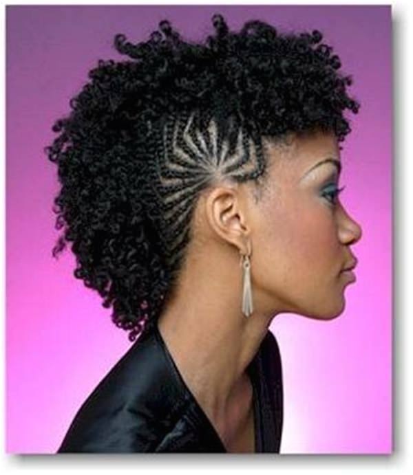 mohawk braids hairstyles