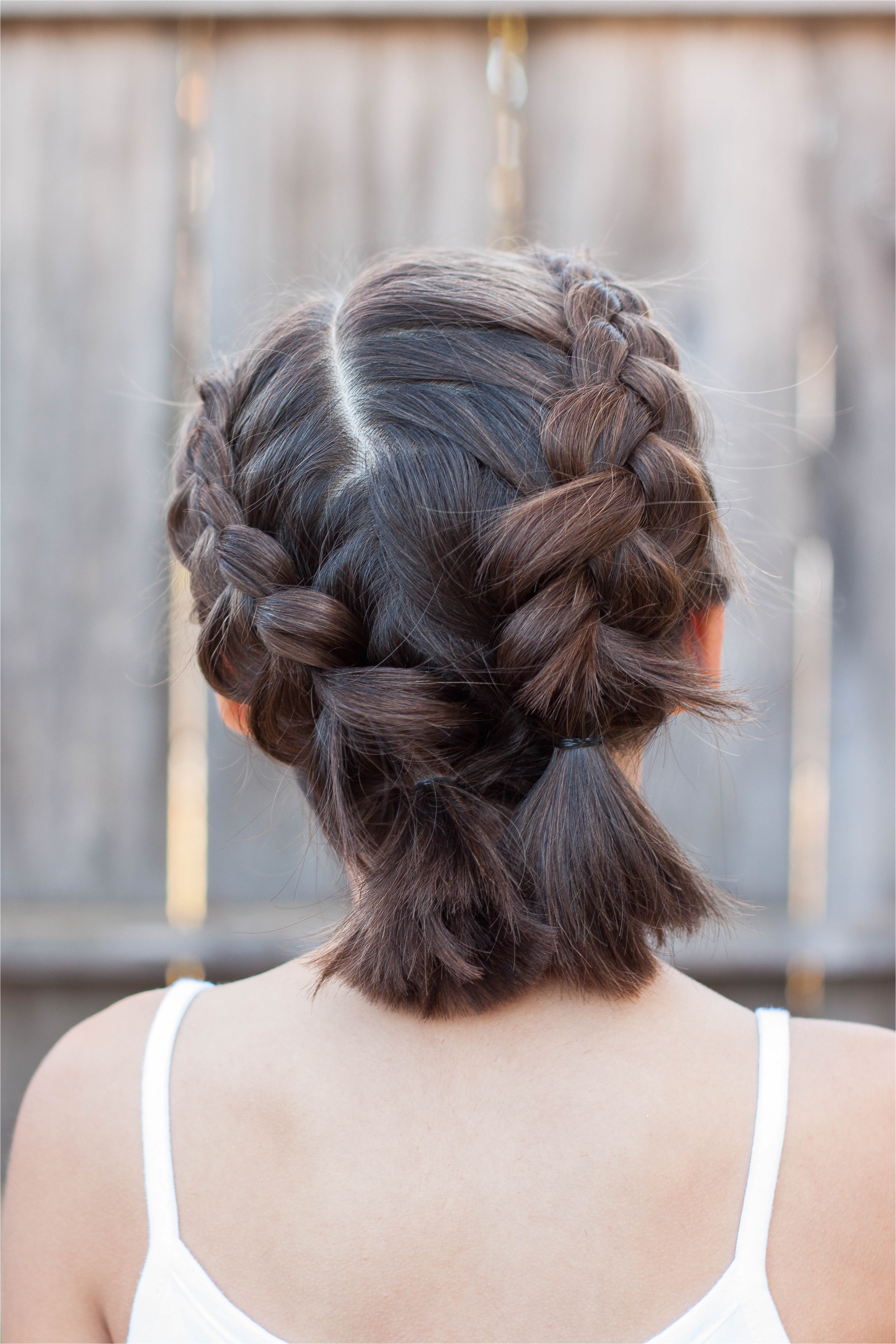 5 braids for short hair