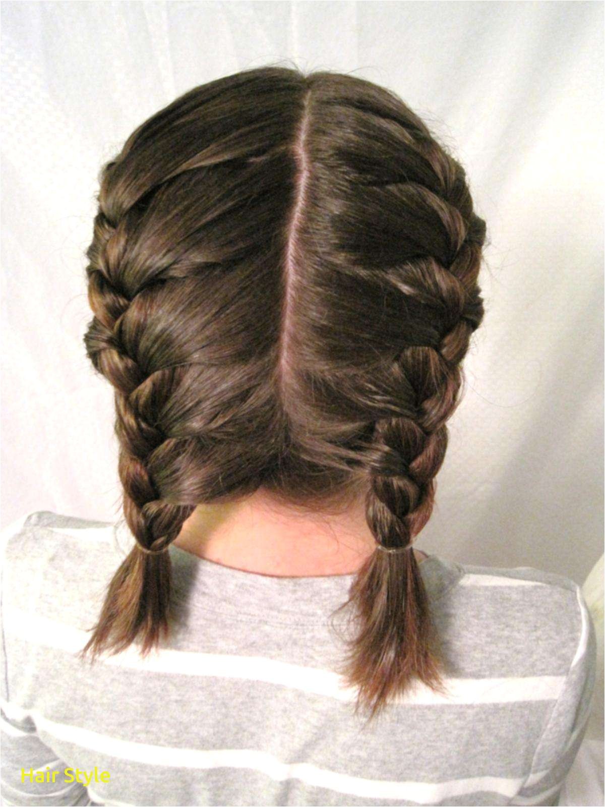 Pigtail Braids Short Hair Awesome Fascinating How to Double French Braid Short Hair U Odmalicka for