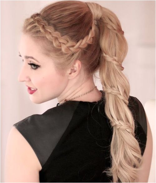 braided ponytails