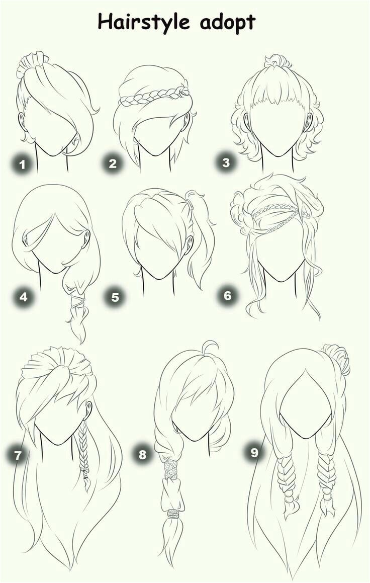Hairstyle Adopt text woman girl hairstyles How to Draw Manga Anime