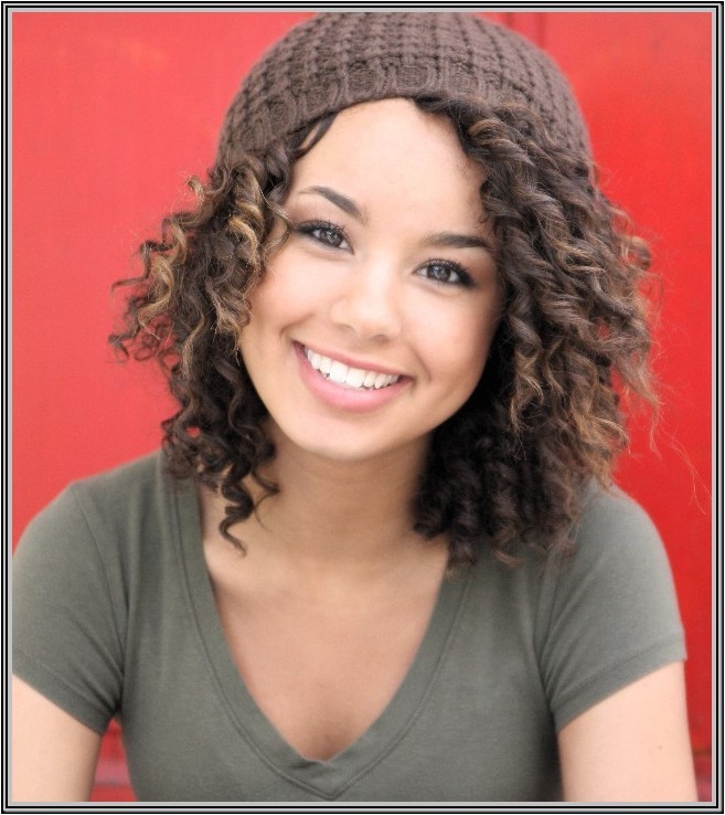 cool curly hairstyles for school