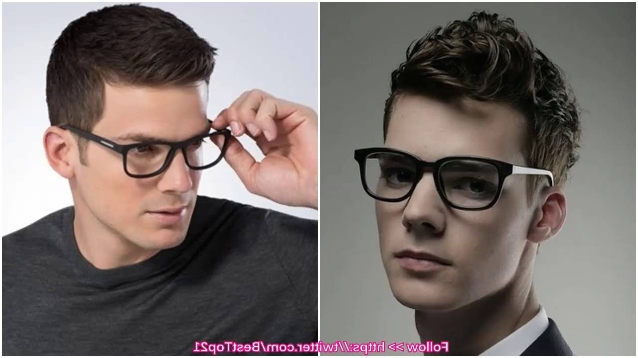 hairstyles with glasses men