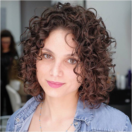 5 different versions of curly bob hairstyle