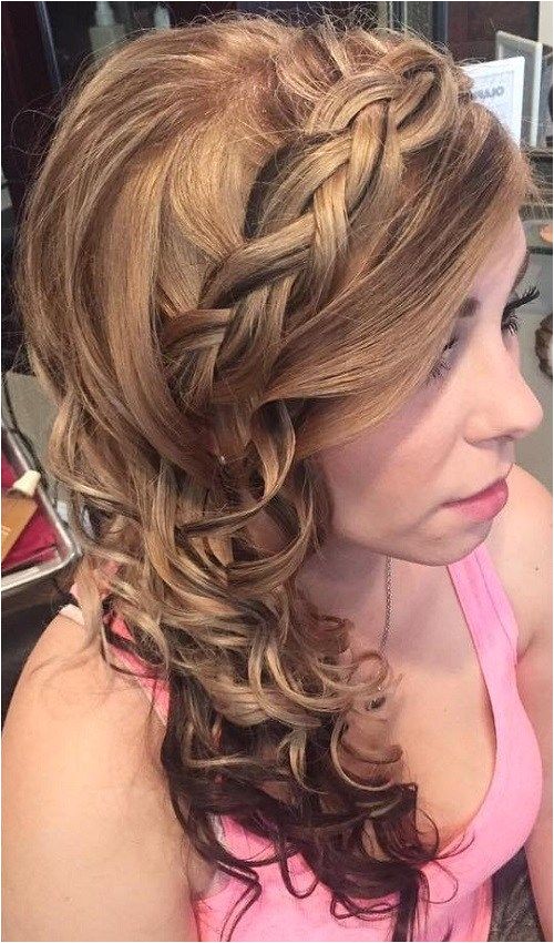 side curly hairstyles