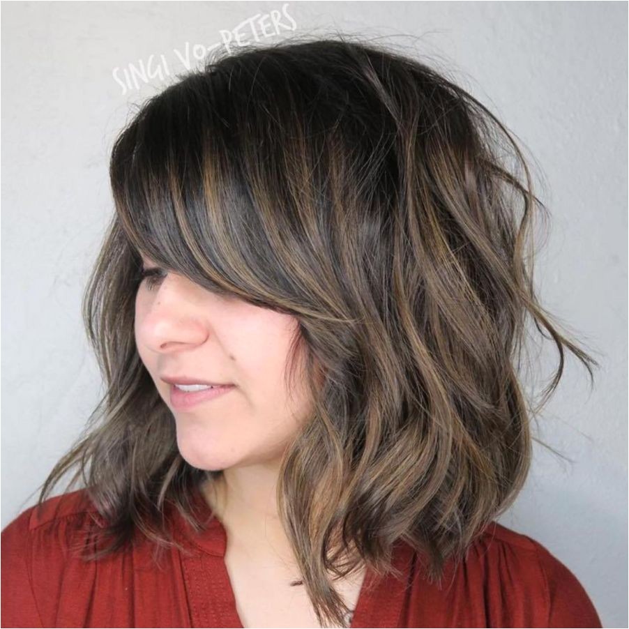 Wavy Bob With Side Bangs