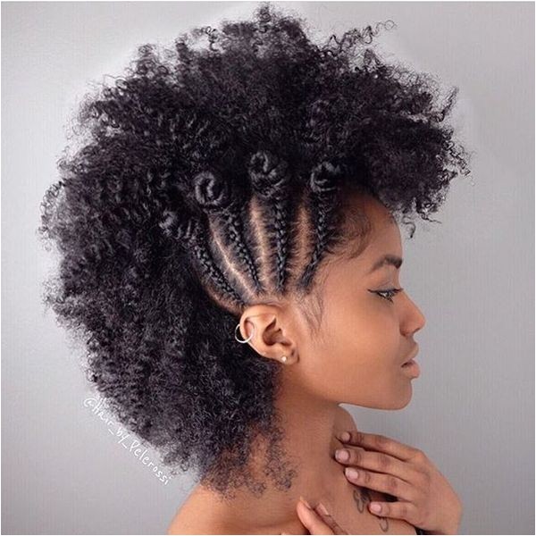 black braided mohawk hairstyles