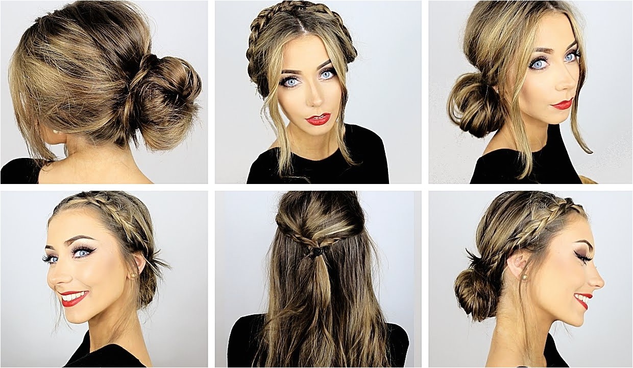 easy cute hairstyle for work