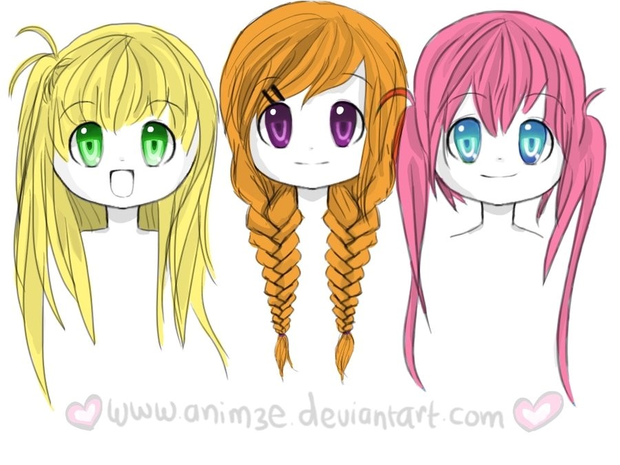 top 10 picture of anime girl hairstyles