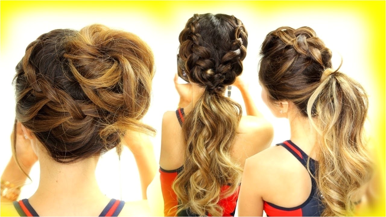 cute athletic hairstyles