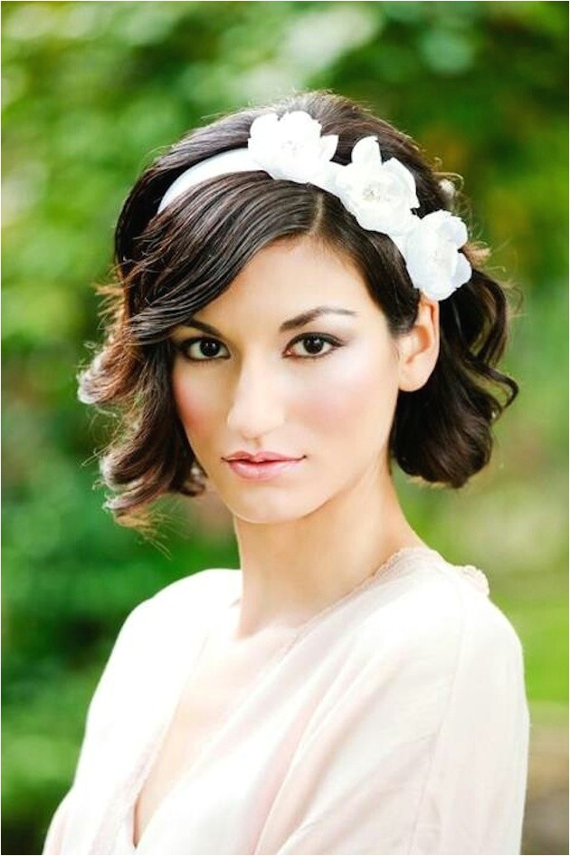 awesome and cute wedding hairstyles for short hair