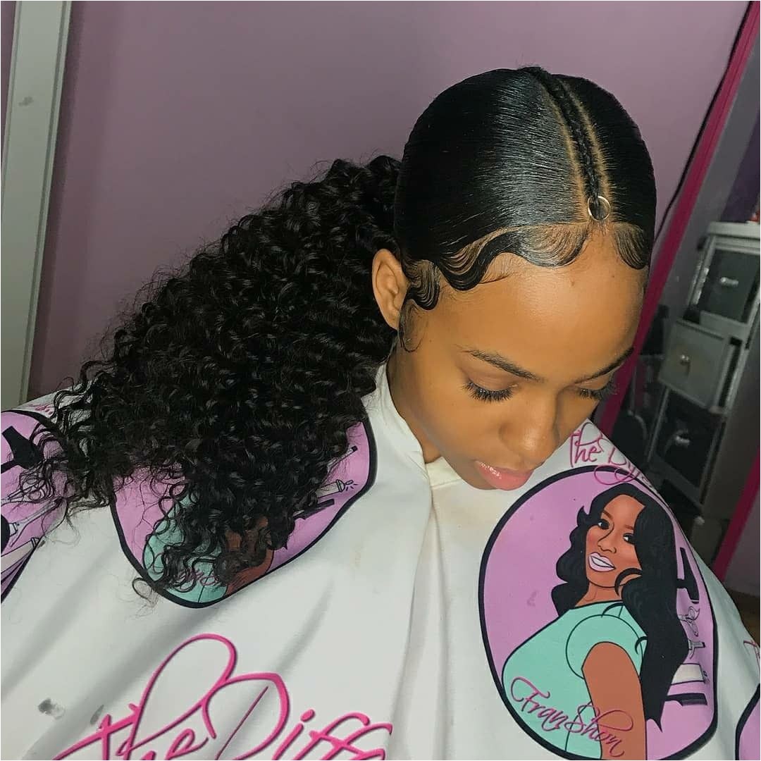Black girls · Best sleek ponytail
