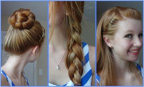 so quick easy cute hairstyles for school girls