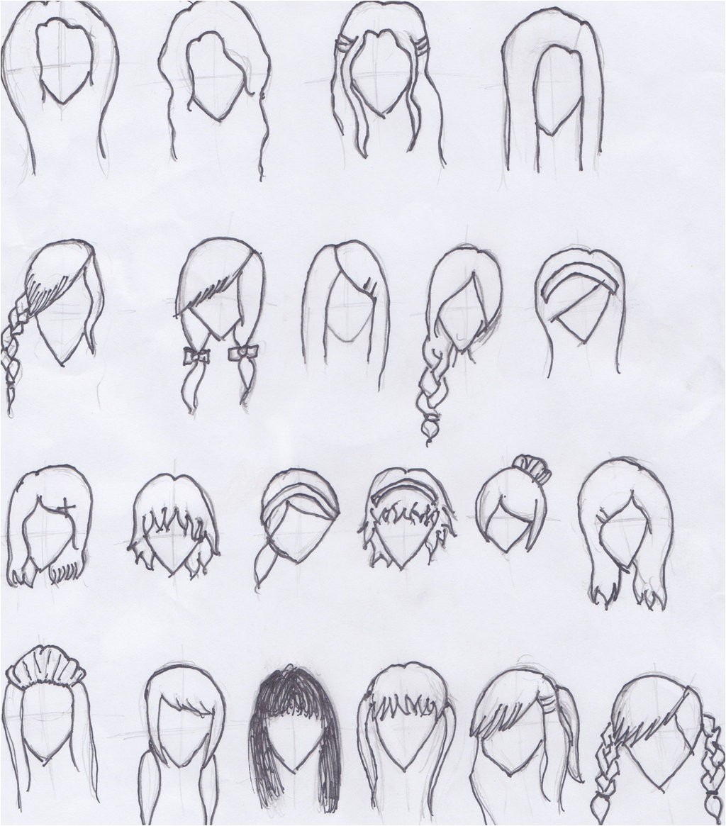 cartoon hair styles