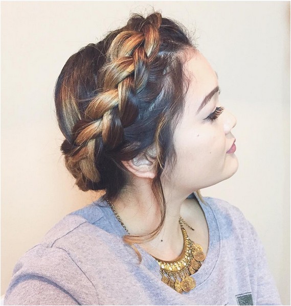 cute fortable milkmaid braid designs