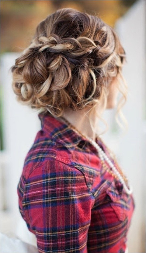 cute braided hairstyles for naturally curly long hairs