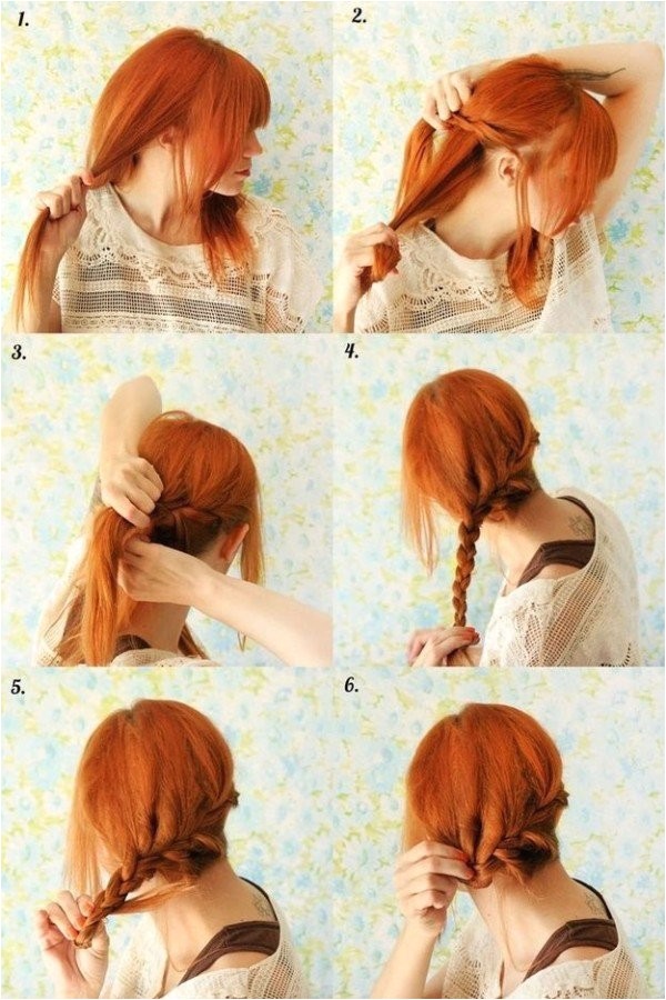 do it yourself braided hairstyle for a new romantic look