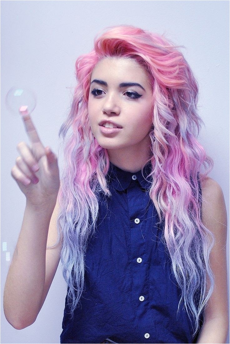 cute dyed hairstyles tumblr