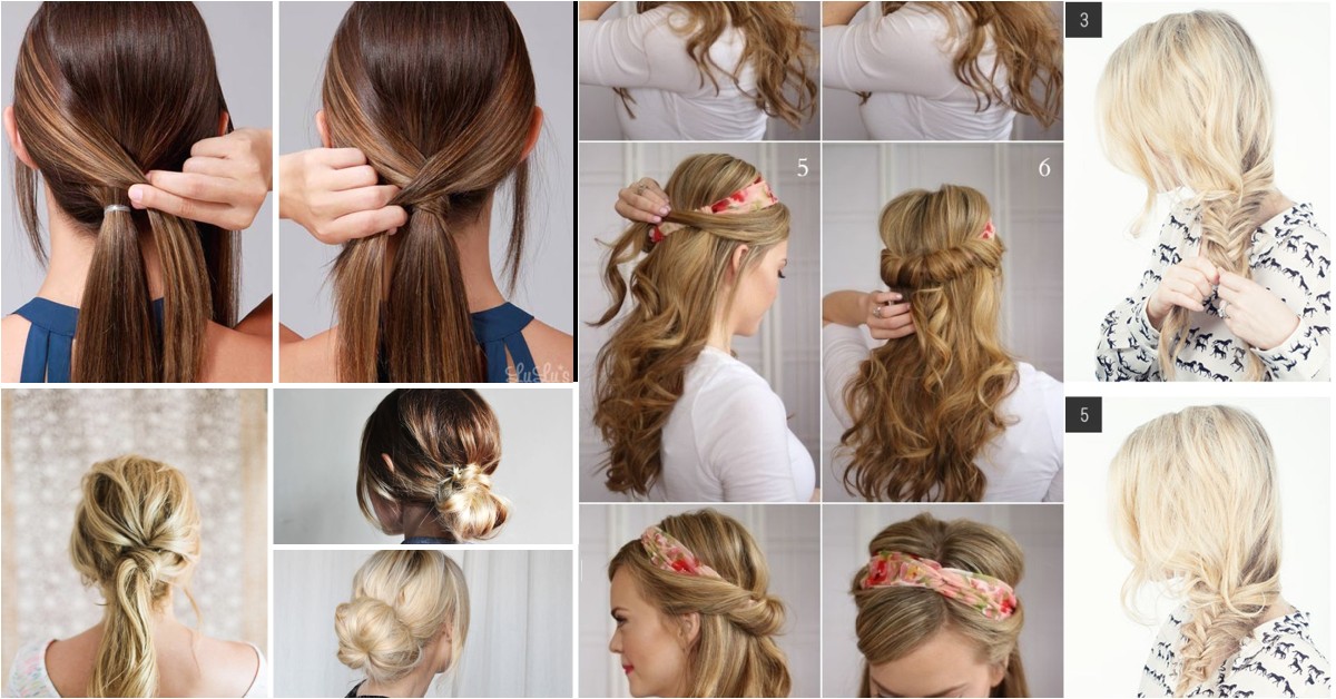 10 simple easy hairstyling hacks lazy days
