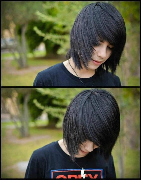emo hairstyles for guys