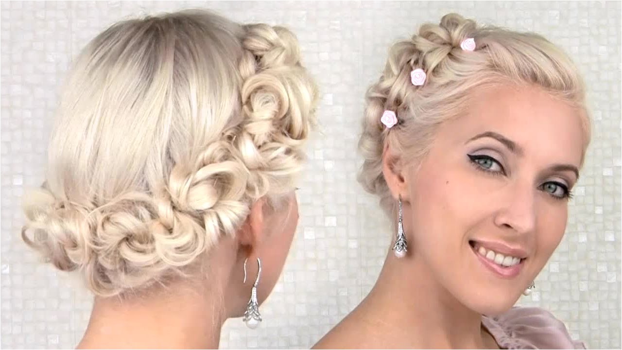 easy promwedding updo hairstyle cute angel fairy princess hair tutorial for halloween