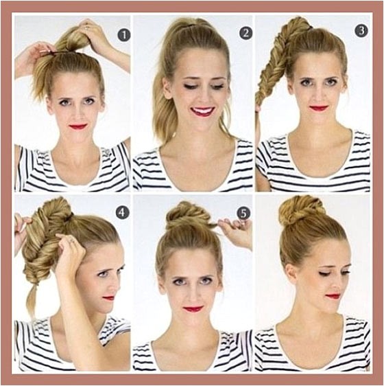 cute quick updos for shoulder length hair