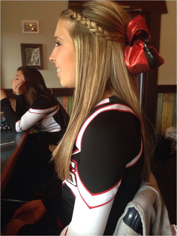 cheerleader hair