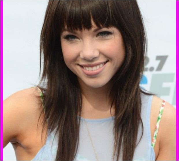 cute long layered haircuts bangs