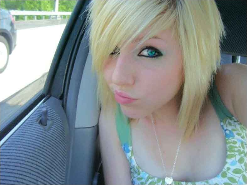 cute emo hairstyles girls