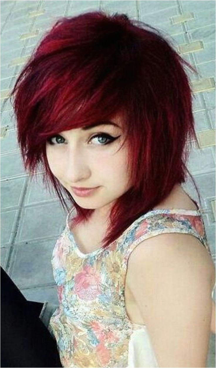 latest ideas of cute colorful dye emo hairstyles for funky girls